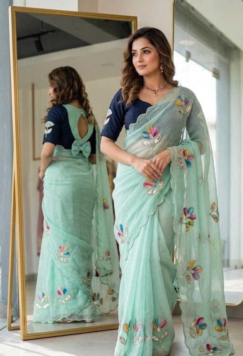 YNF Wholesale Georgette Designer Sarees  | Surat Manufacturer