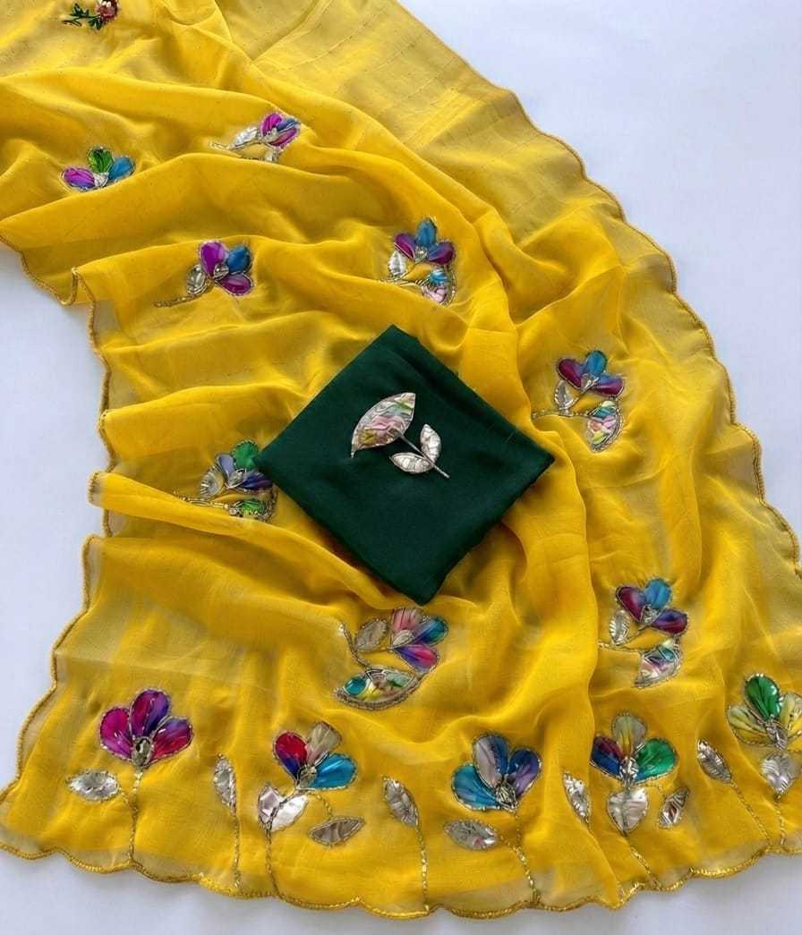 YNF Wholesale Georgette Designer Sarees  | Surat Manufacturer