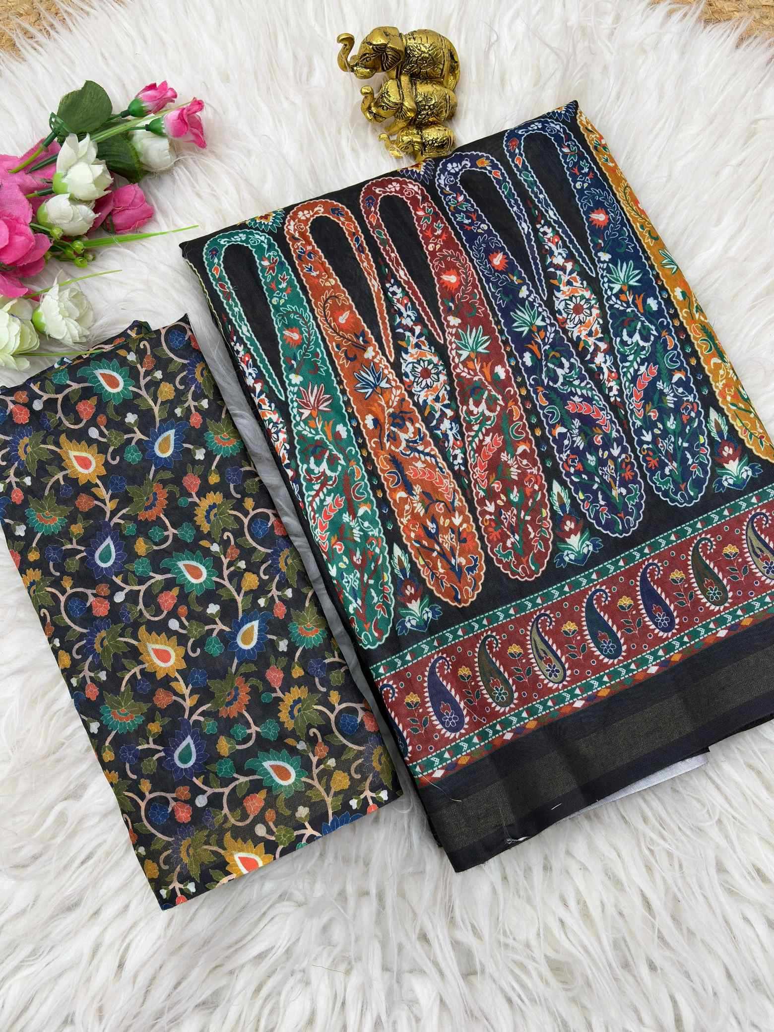 YNF Wholesale Cotton Designer Sarees  | Surat Manufacturer