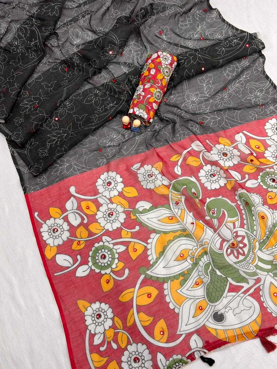 YNF Wholesale Linen Designer Sarees  | Surat Manufacturer