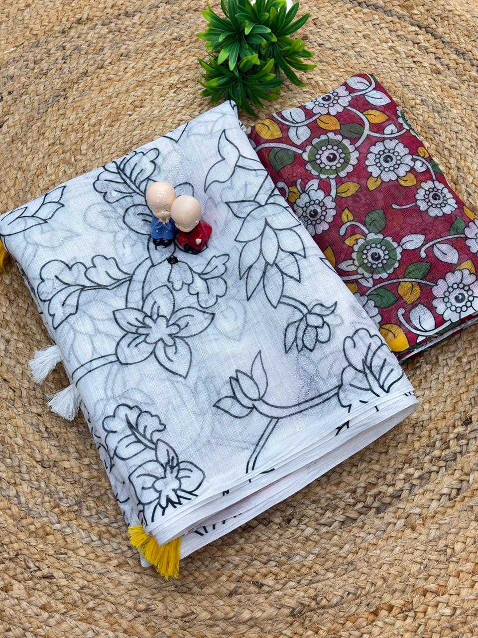 YNF Wholesale Linen Designer Sarees  | Surat Manufacturer