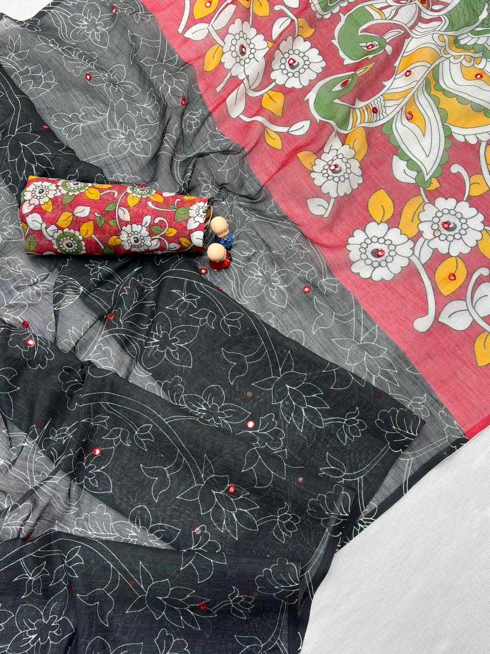 YNF Wholesale Linen Designer Sarees  | Surat Manufacturer