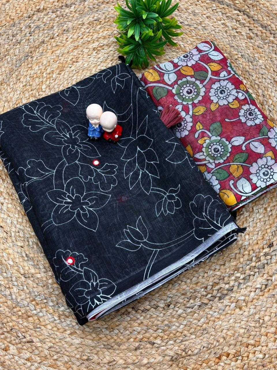 YNF Wholesale Linen Designer Sarees  | Surat Manufacturer