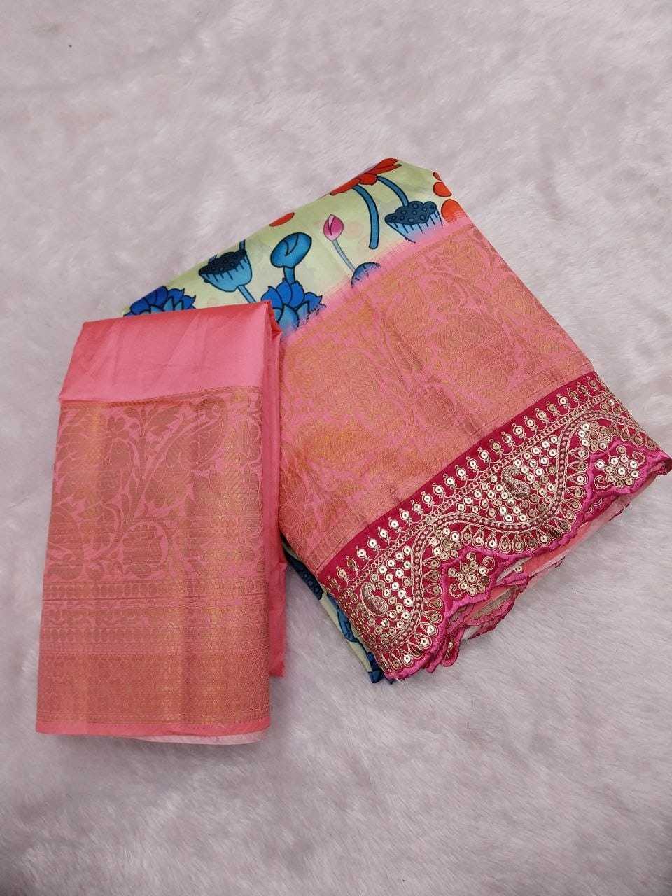 YNF Wholesale Dola Silk Printed Silk Saree  | Surat Manufacturer