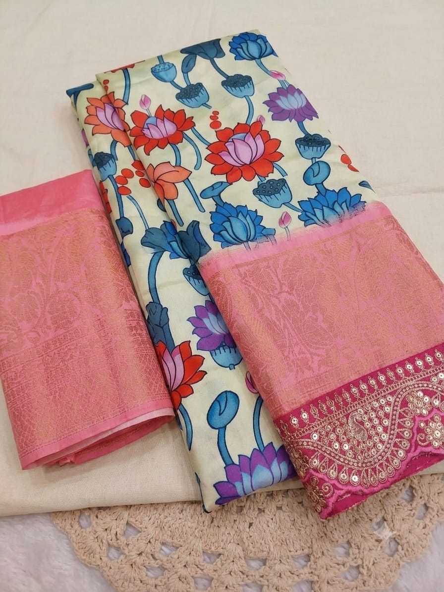 YNF Wholesale Dola Silk Printed Silk Saree  | Surat Manufacturer