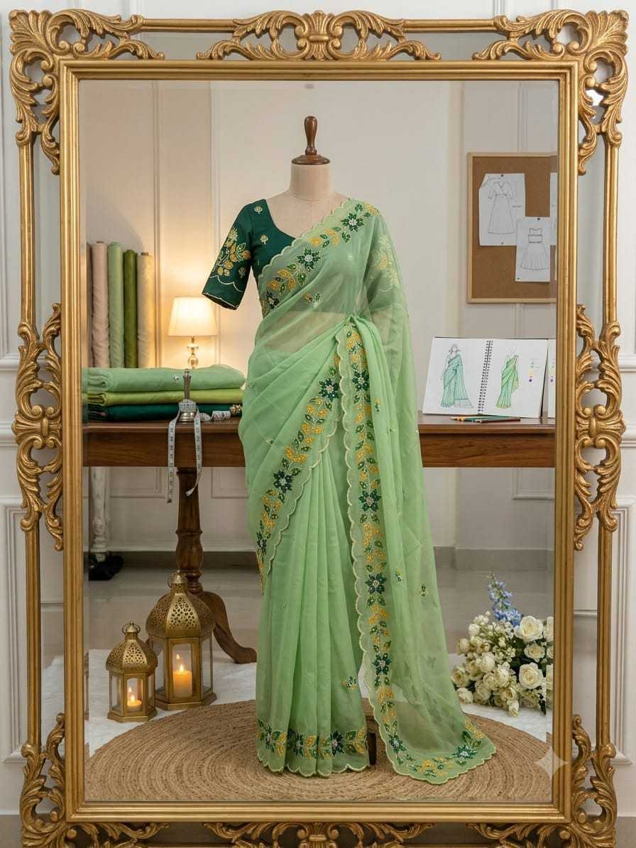 YNF Wholesale Georgette Georgette Sarees  | Surat Manufacturer