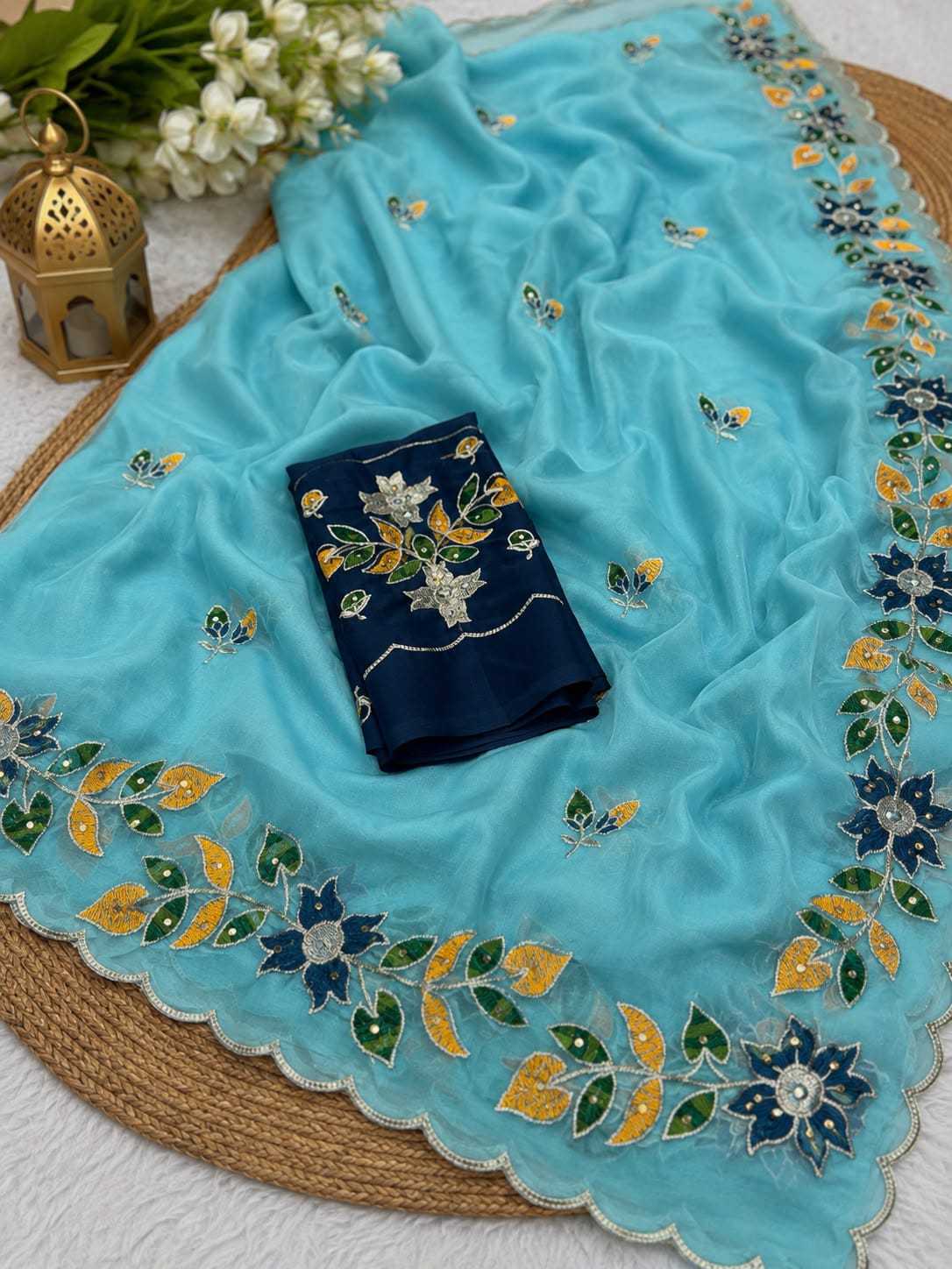 YNF Wholesale Georgette Georgette Sarees  | Surat Manufacturer