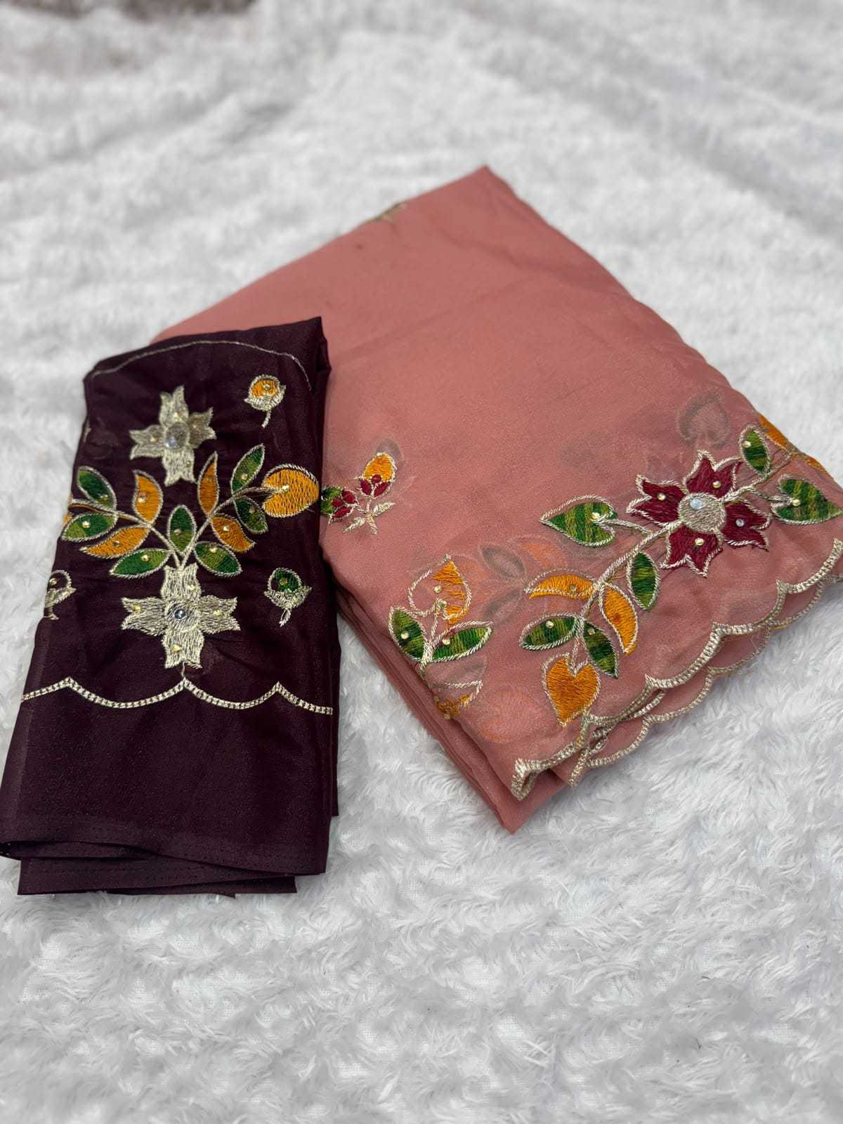 YNF Wholesale Georgette Georgette Sarees  | Surat Manufacturer