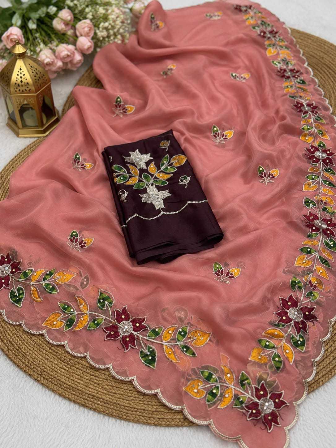 YNF Wholesale Georgette Georgette Sarees  | Surat Manufacturer
