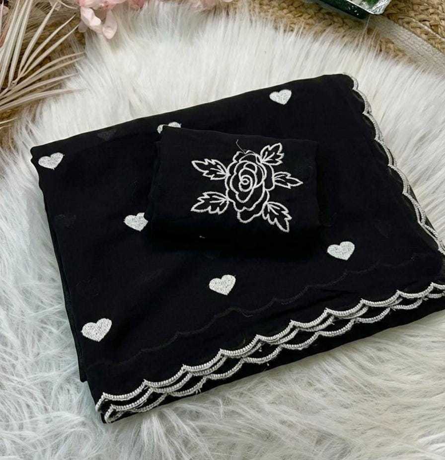YNF Wholesale Georgette Designer Sarees  | Surat Manufacturer