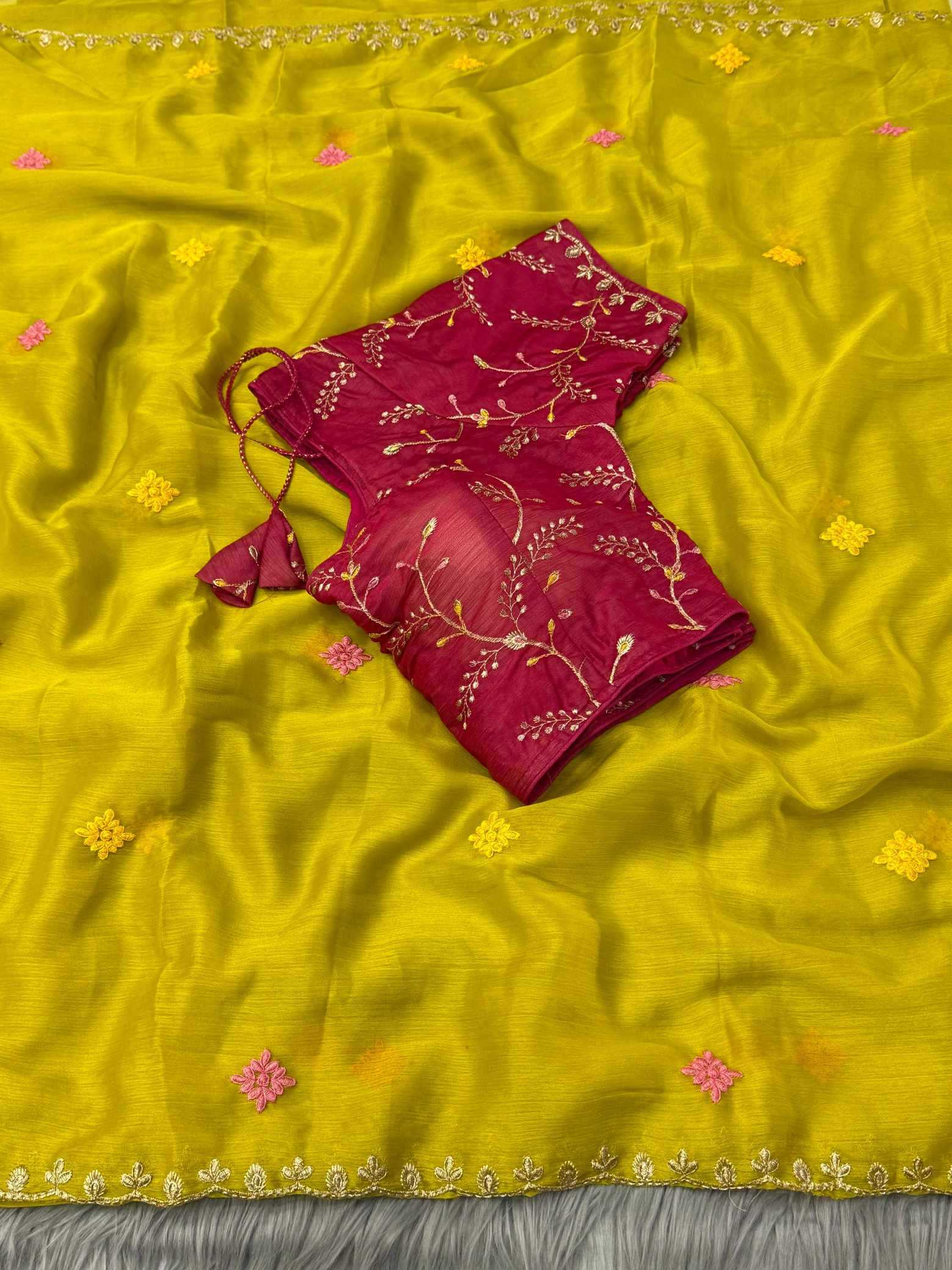 YNF Wholesale Chiffon Designer Sarees  | Surat Manufacturer