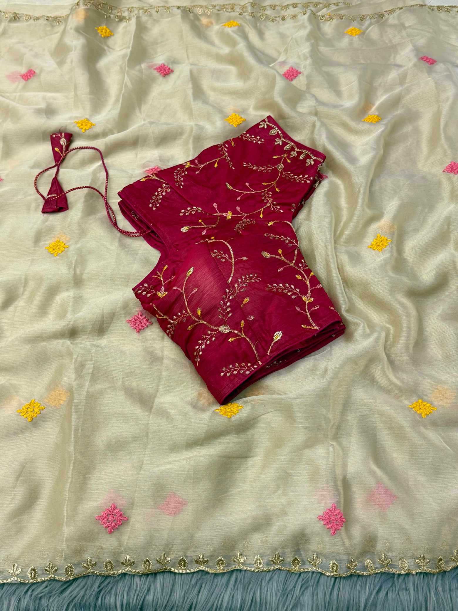 YNF Wholesale Chiffon Designer Sarees  | Surat Manufacturer