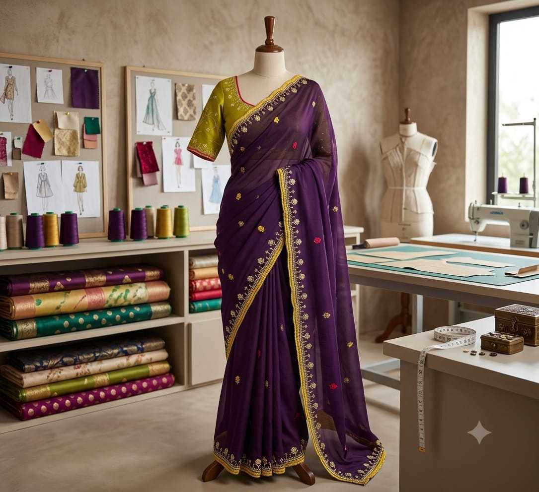 YNF Wholesale Chiffon Designer Sarees  | Surat Manufacturer