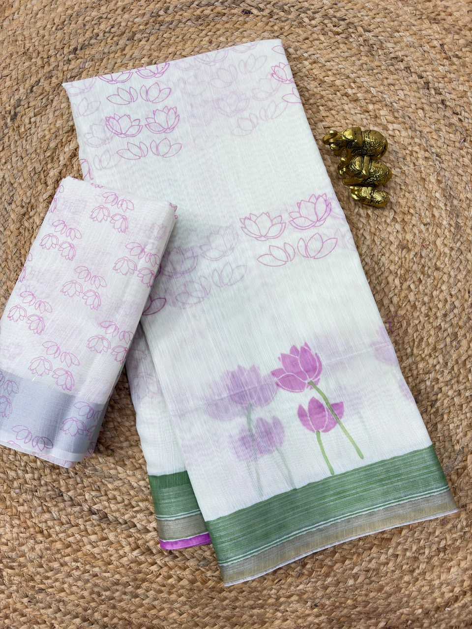 YNF Wholesale Linen Designer Sarees  | Surat Manufacturer