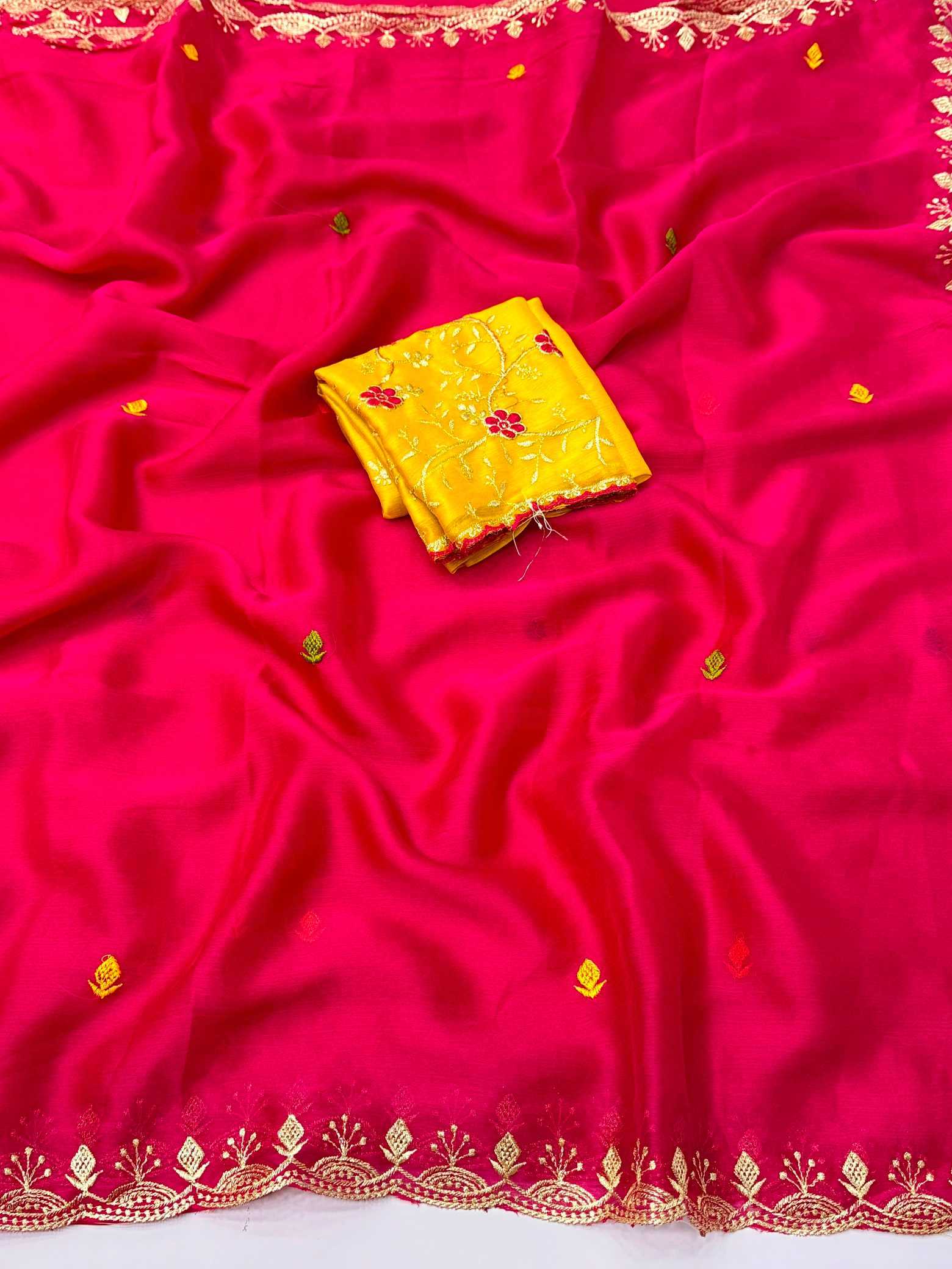 YNF Wholesale Georgette Party Wear Sarees  | Surat Manufacturer
