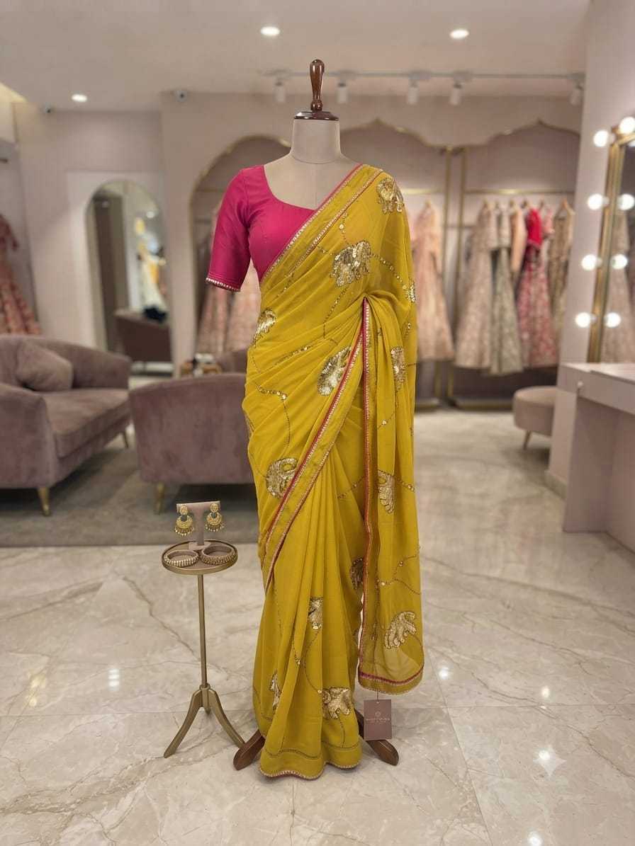 YNF Wholesale Chiffon Designer Sarees  | Surat Manufacturer