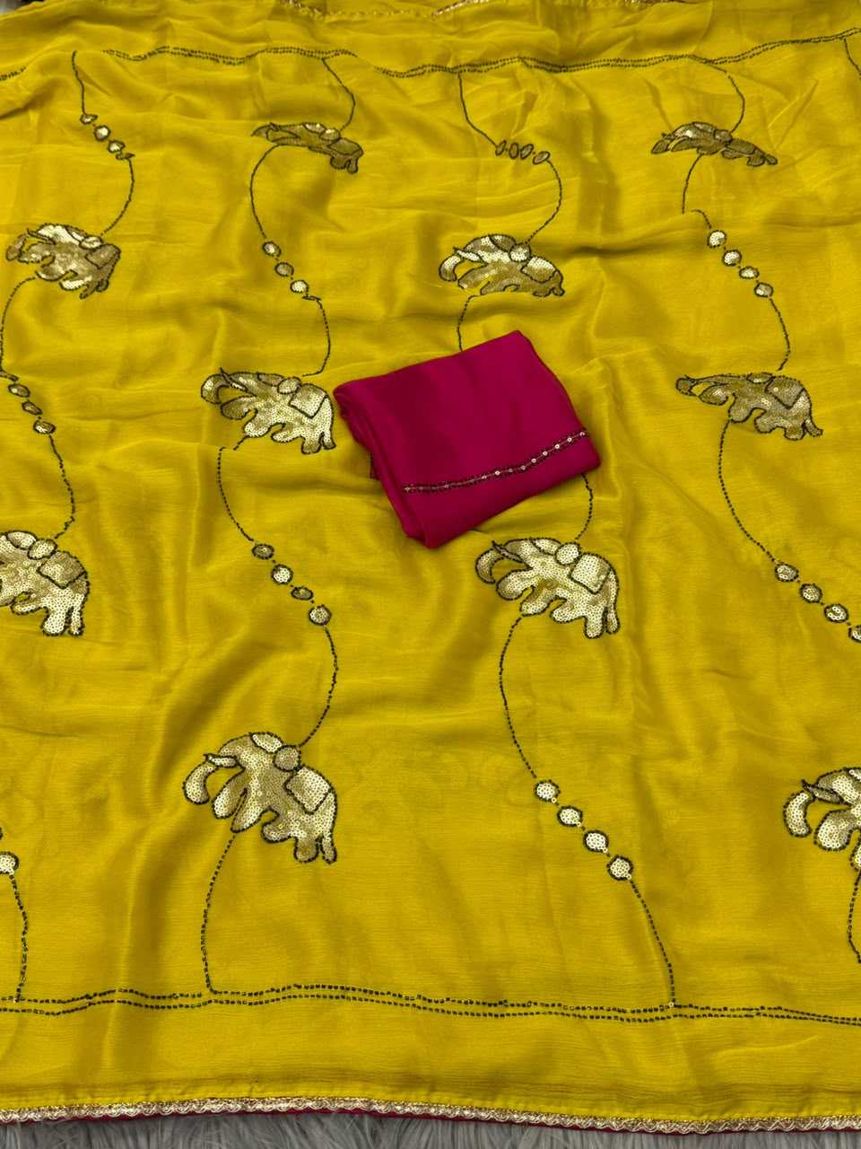 YNF Wholesale Chiffon Designer Sarees  | Surat Manufacturer