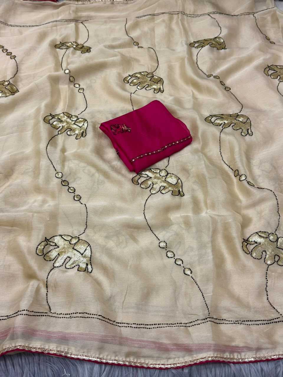 YNF Wholesale Chiffon Designer Sarees  | Surat Manufacturer