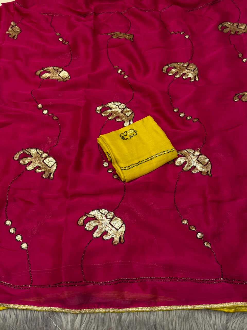 YNF Wholesale Chiffon Designer Sarees  | Surat Manufacturer