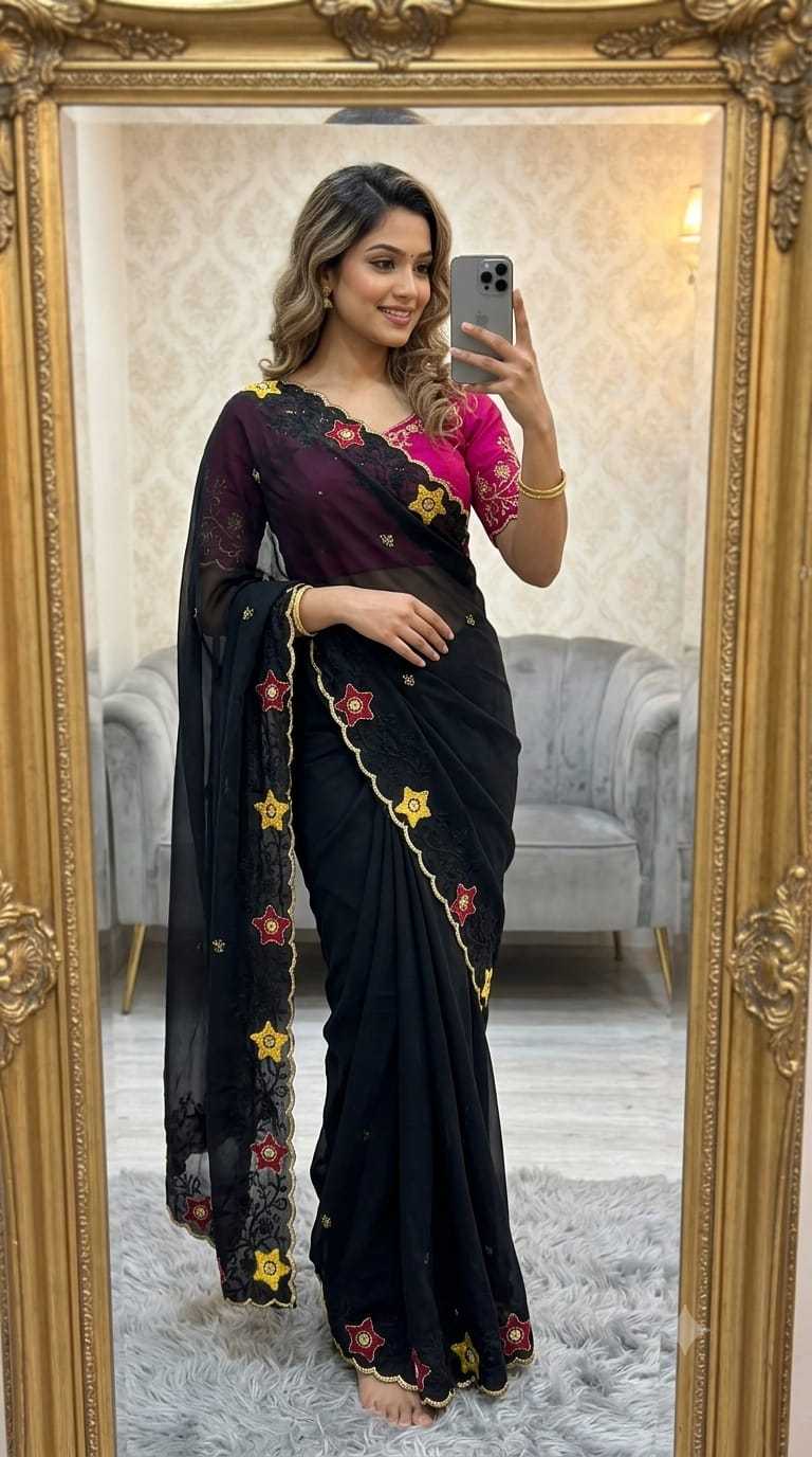 YNF Wholesale Chiffon Designer Sarees  | Surat Manufacturer