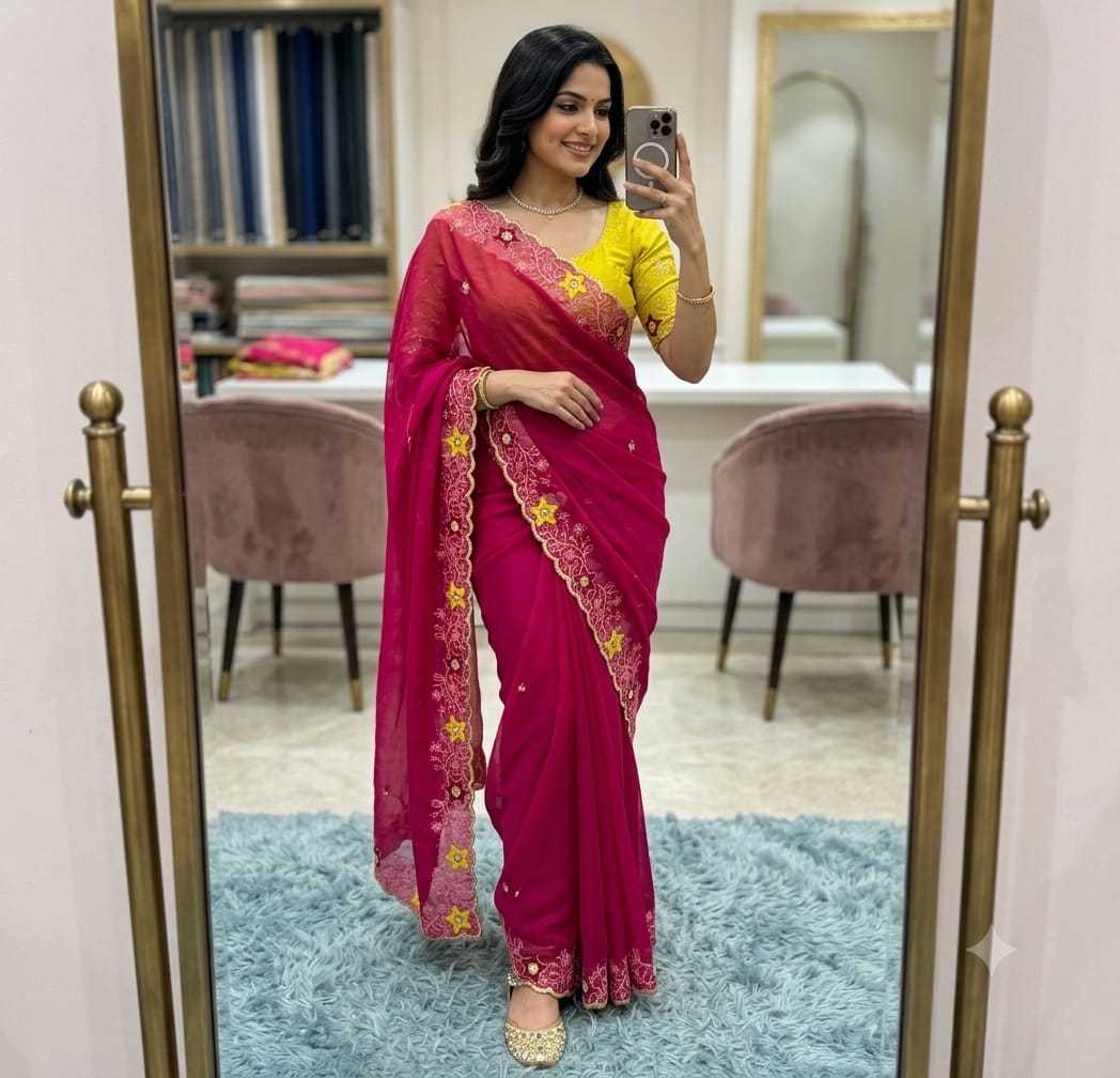 YNF Wholesale Chiffon Designer Sarees  | Surat Manufacturer