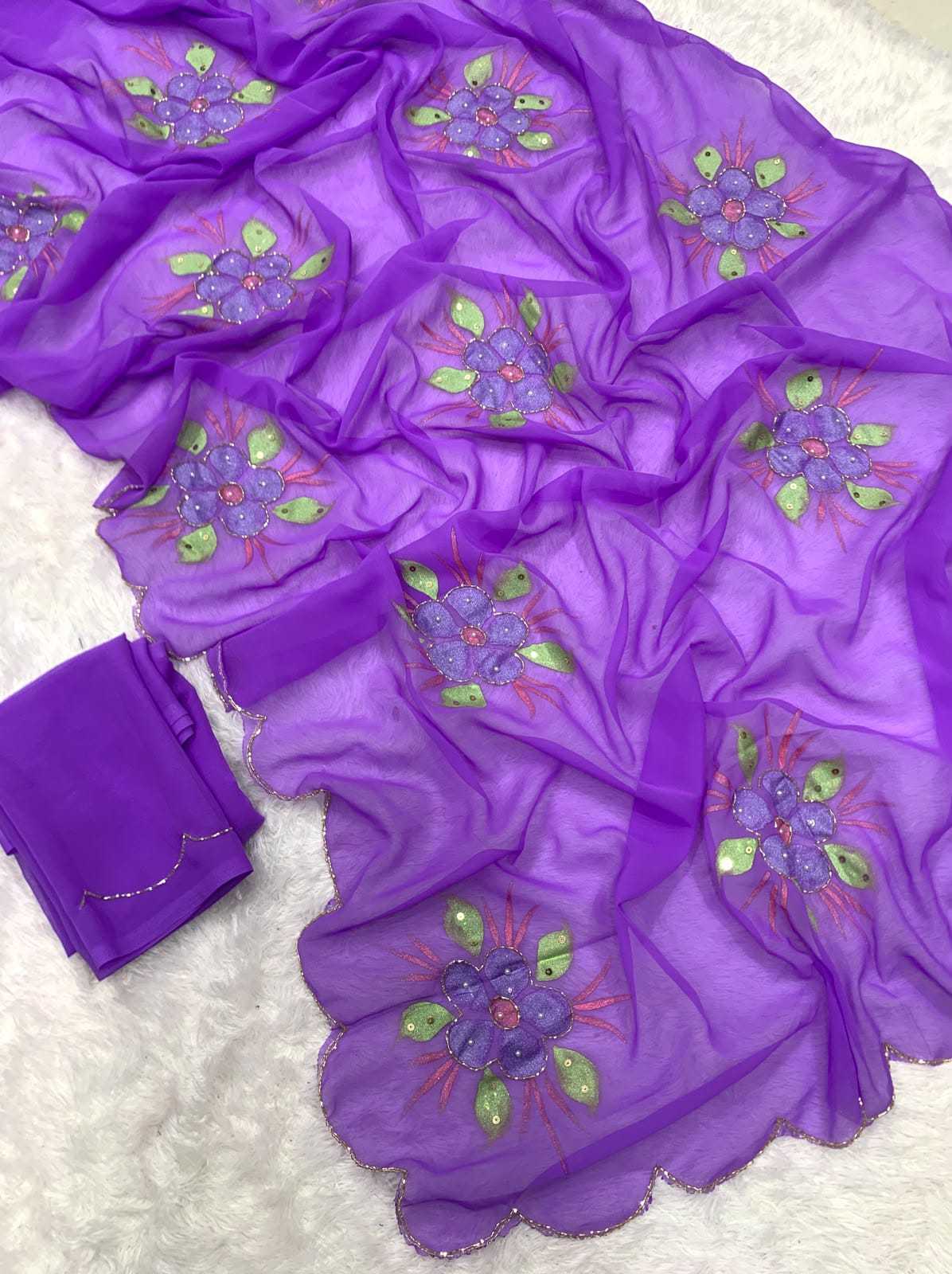YNF Wholesale Georgette Printed Sarees  | Surat Manufacturer