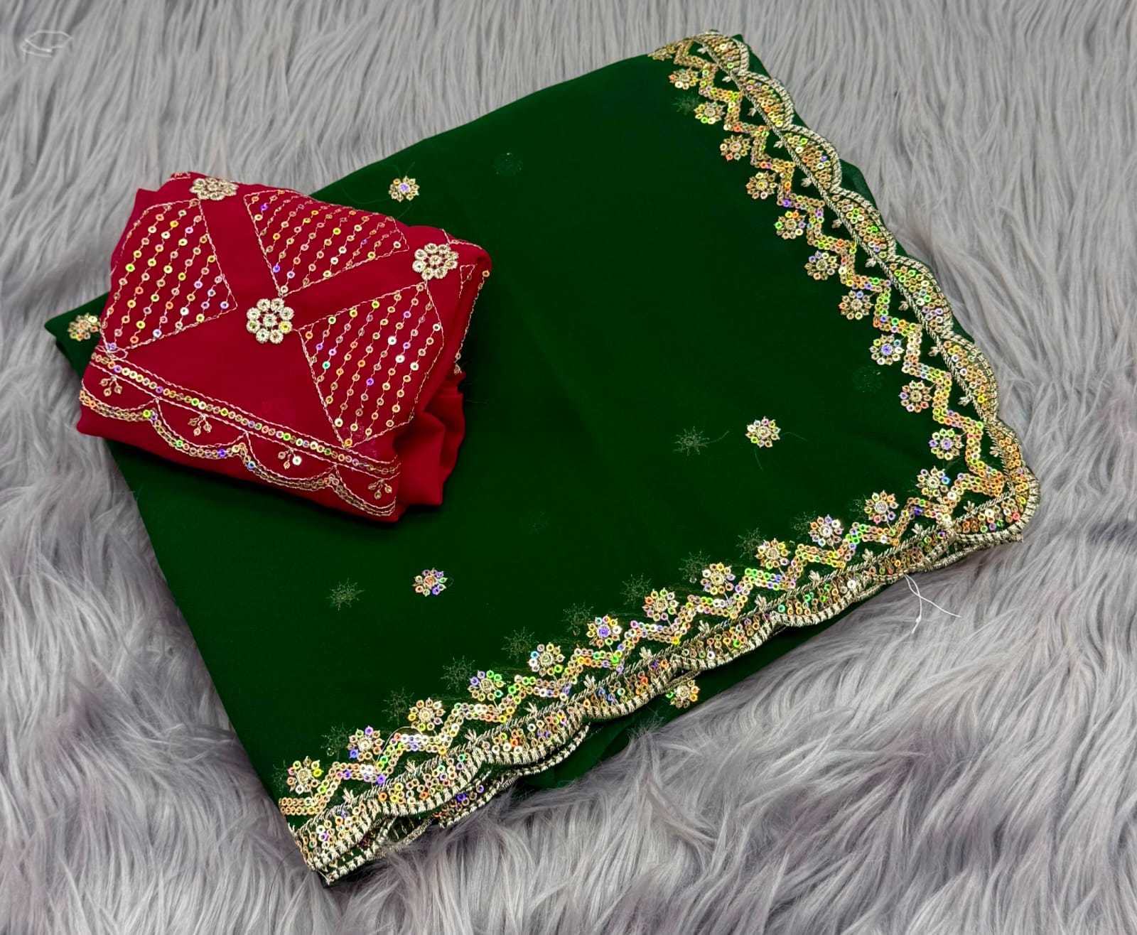YNF Wholesale Georgette Party Wear Sarees  | Surat Manufacturer