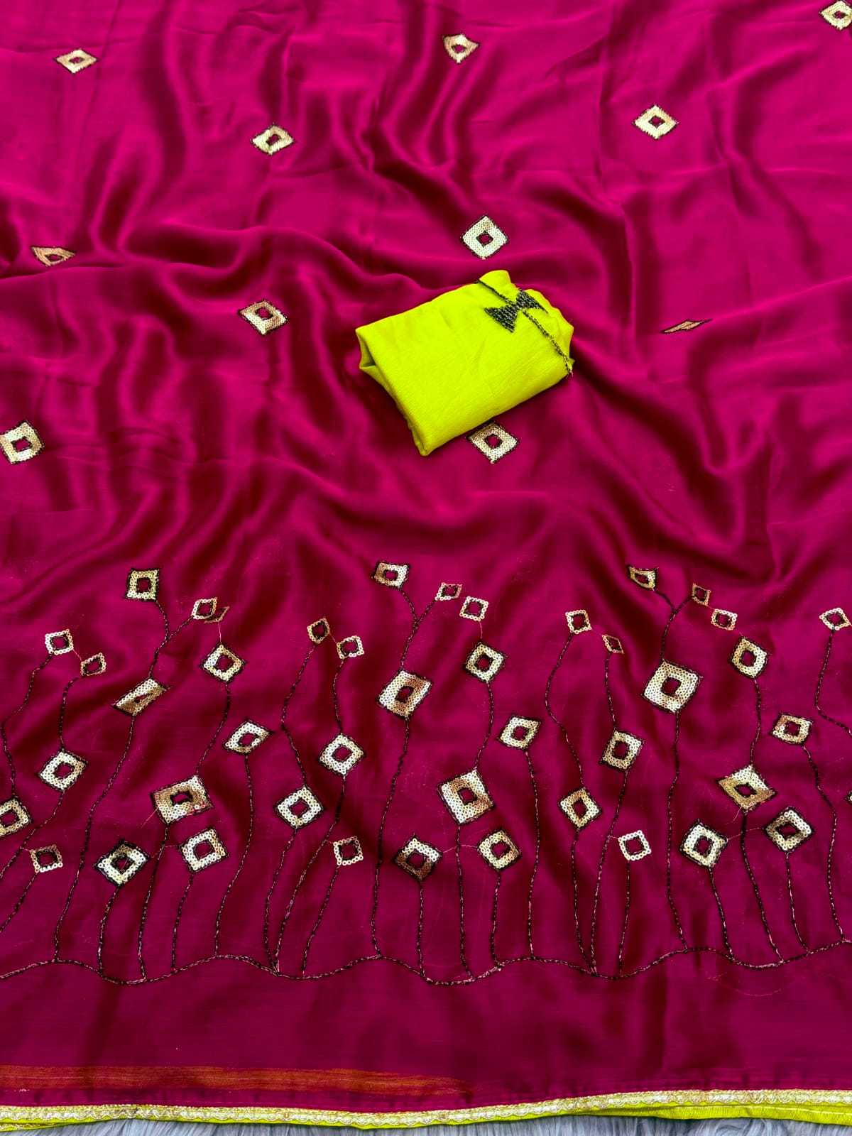 YNF Wholesale Chiffon Designer Sarees  | Surat Manufacturer