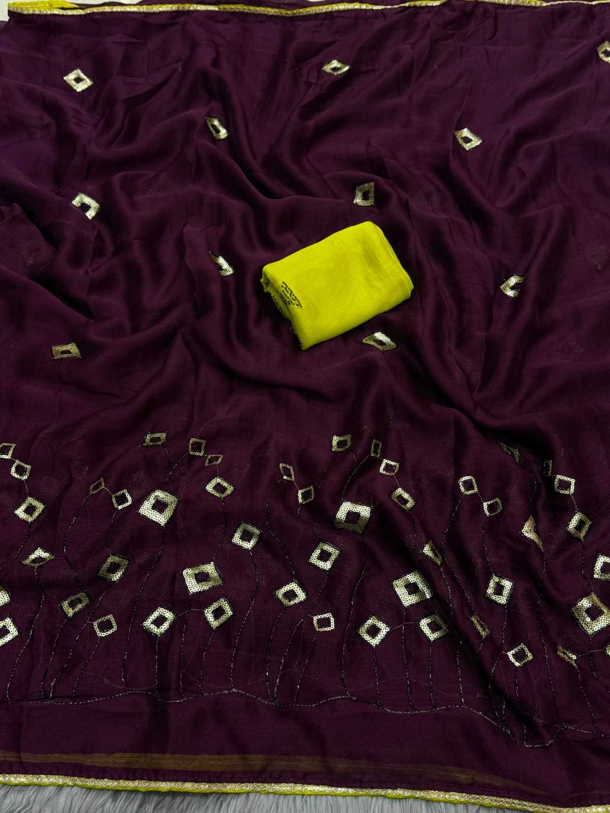 YNF Wholesale Chiffon Designer Sarees  | Surat Manufacturer