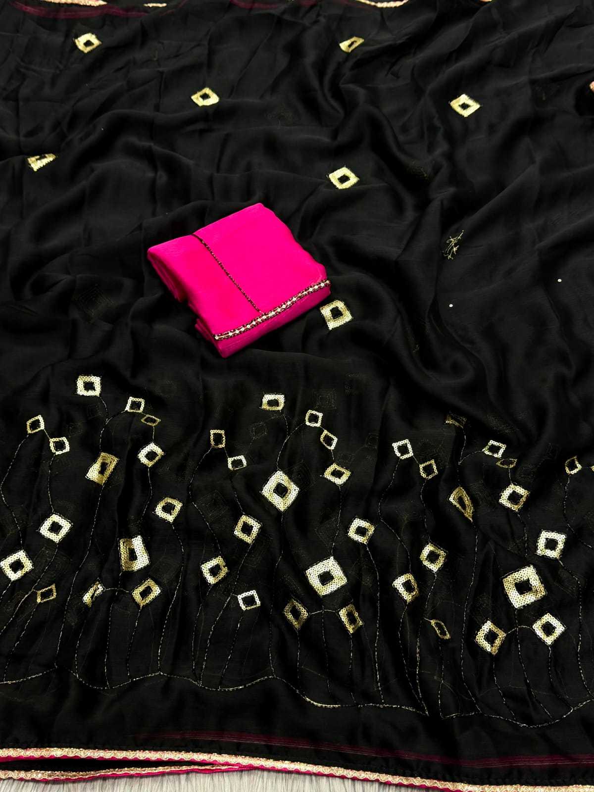 YNF Wholesale Chiffon Designer Sarees  | Surat Manufacturer