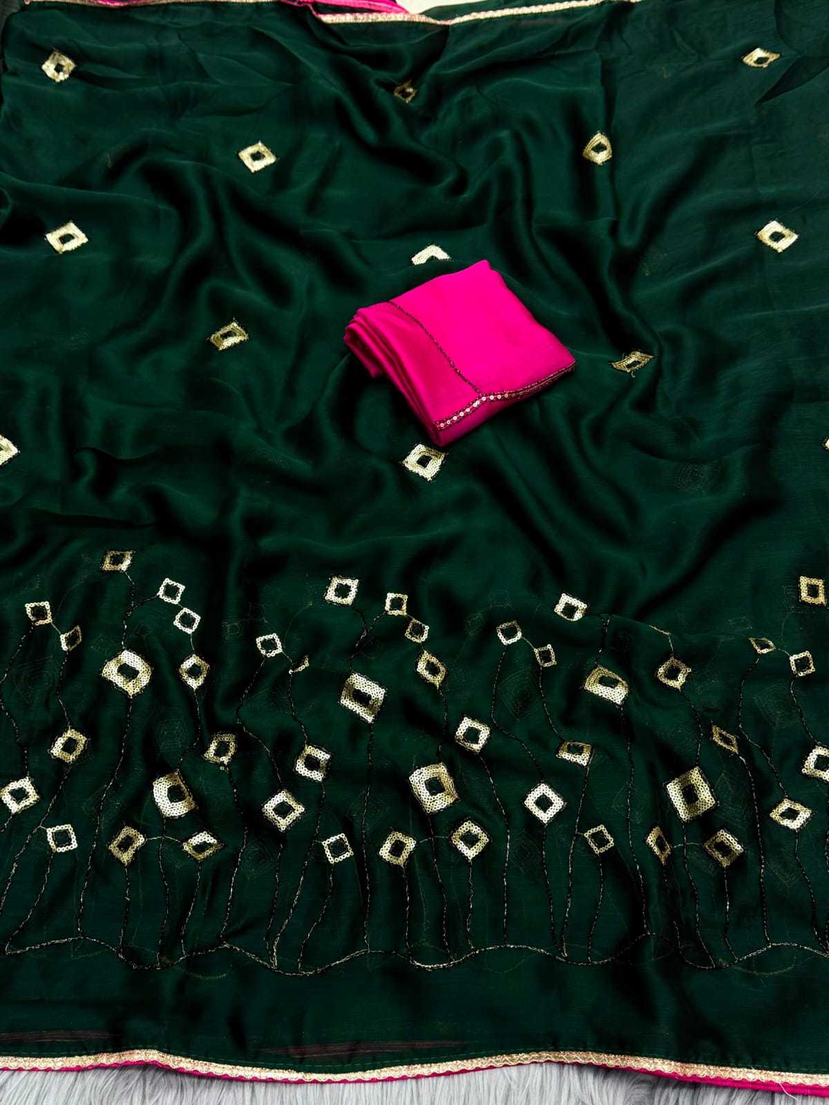 YNF Wholesale Chiffon Designer Sarees  | Surat Manufacturer