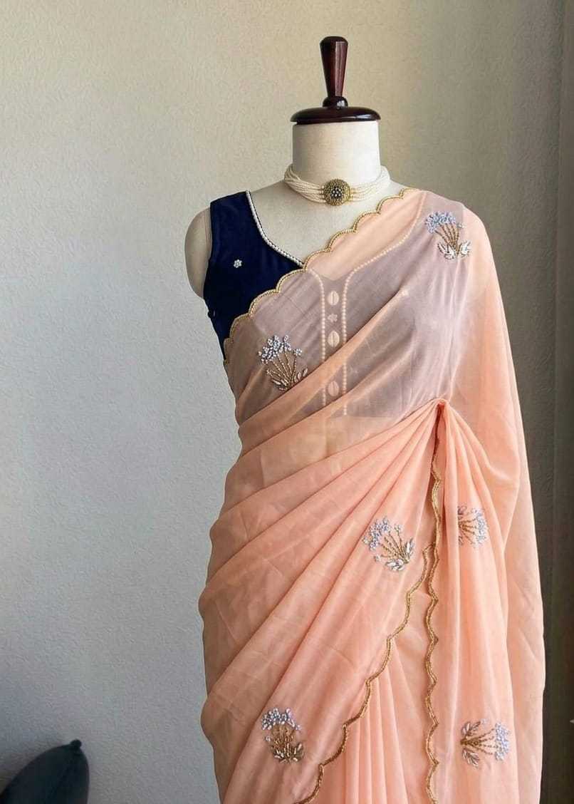 YNF Wholesale Georgette Designer Sarees  | Surat Manufacturer