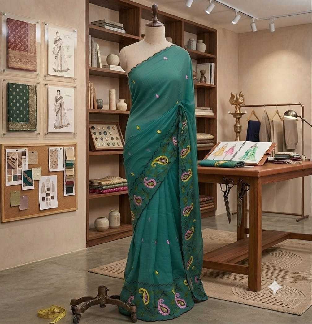 YNF Wholesale Georgette Fancy Sarees KESH750 1870 | Surat Manufacturer