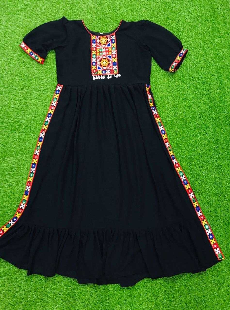 YNF Wholesale Faux Georgette Party Wear Kurtis  | Surat Manufacturer