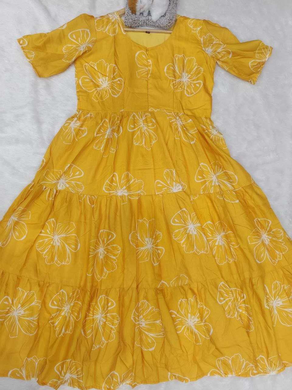 YNF Wholesale Cotton Party Gowns  | Surat Manufacturer