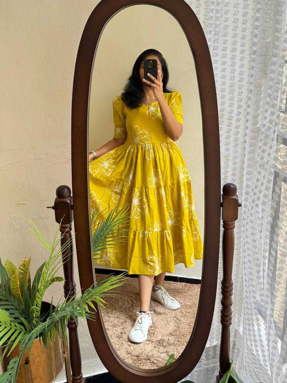 YNF Wholesale Cotton Party Gowns  | Surat Manufacturer