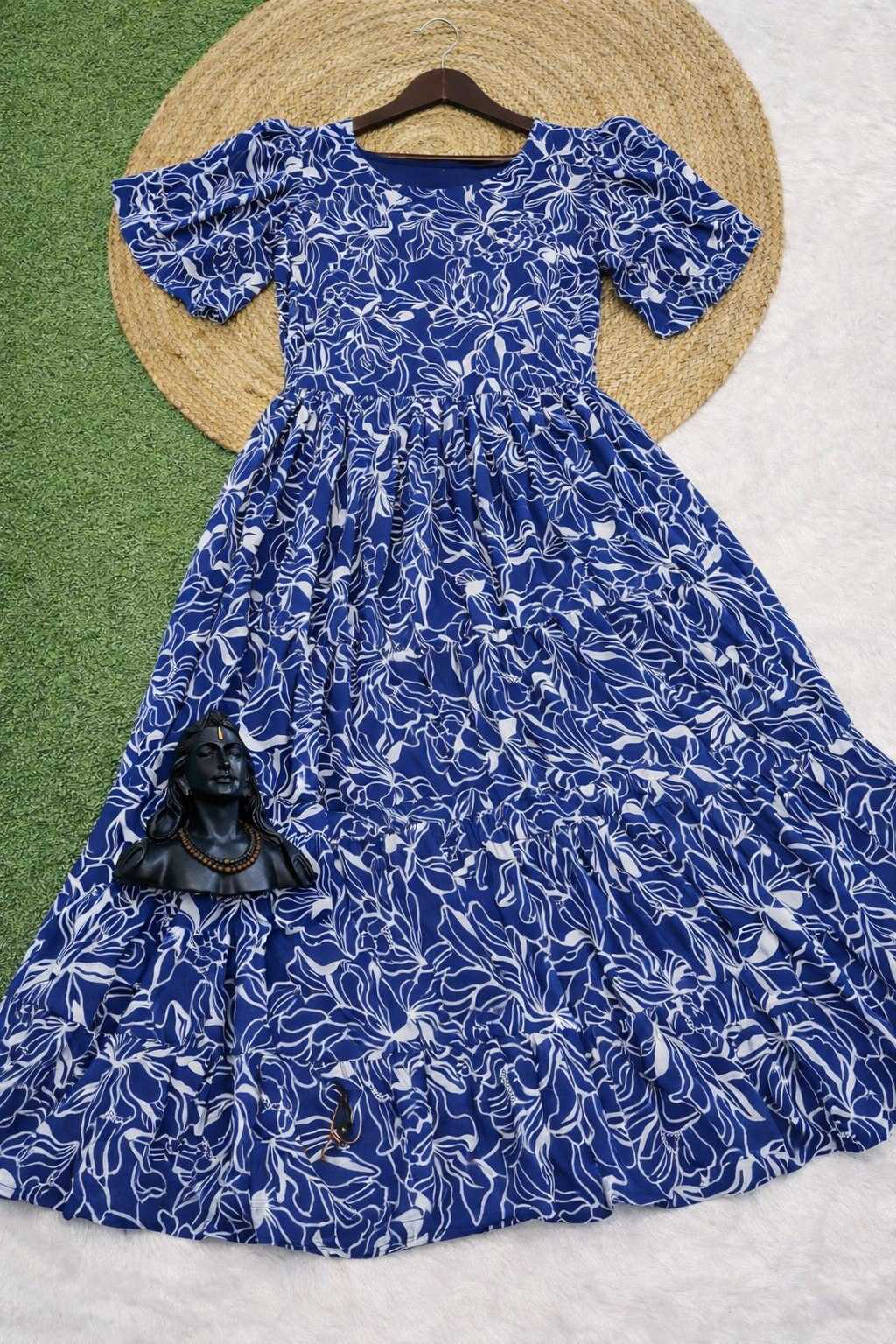 YNF Wholesale Faux Georgette Maxi Dresses KESH751 1086 | Surat Manufacturer