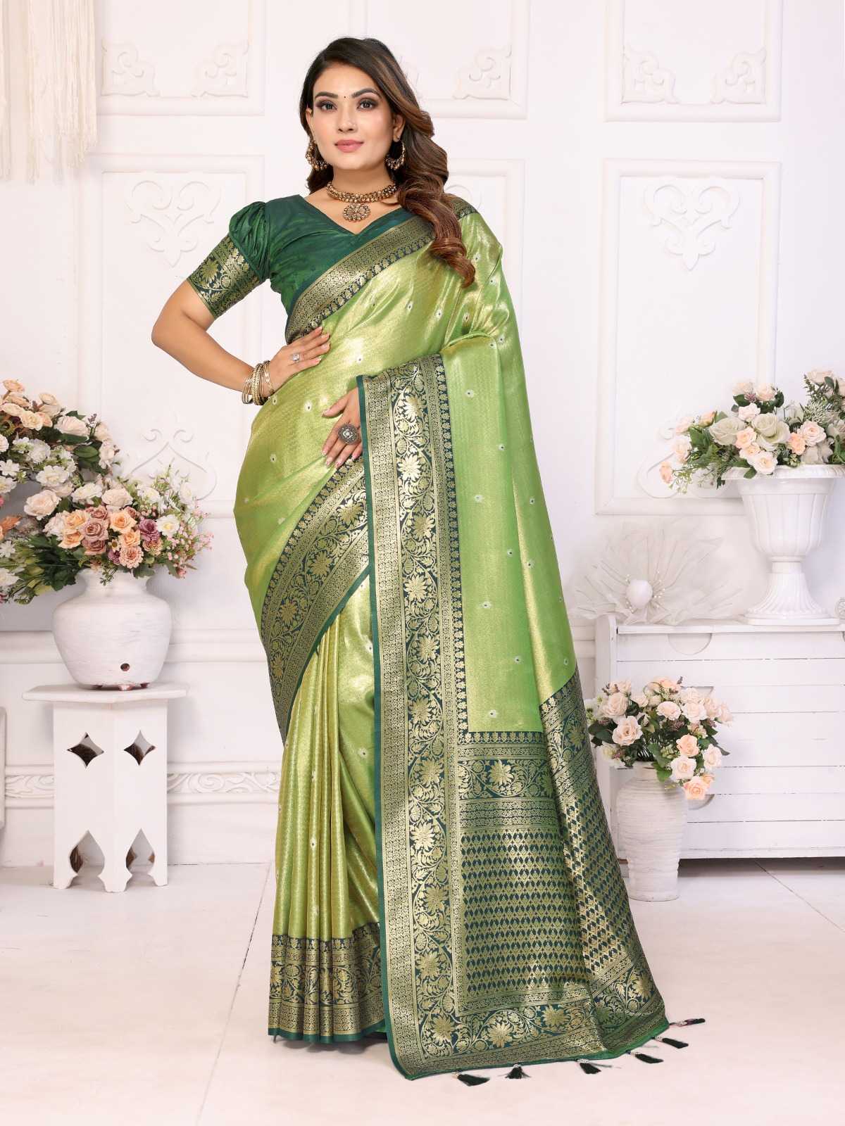 YNF Wholesale Tissue Silk Designer Sarees  | Surat Manufacturer