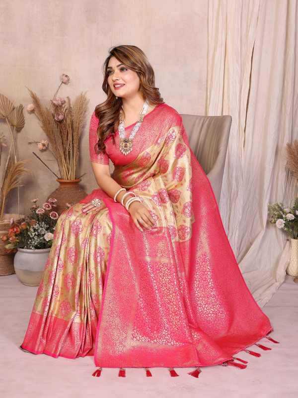 YNF Wholesale Paithani Silk Tissue Silk Saree  | Surat Manufacturer