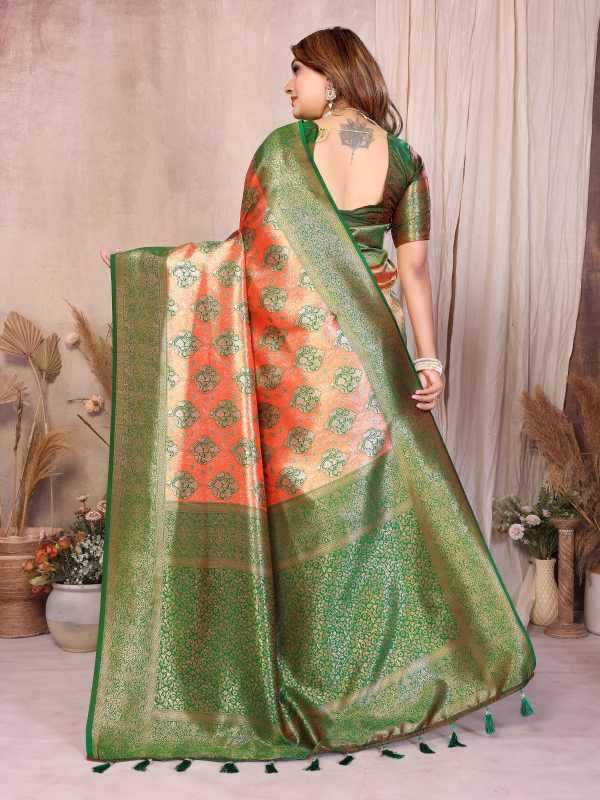 YNF Wholesale Paithani Silk Tissue Silk Saree  | Surat Manufacturer