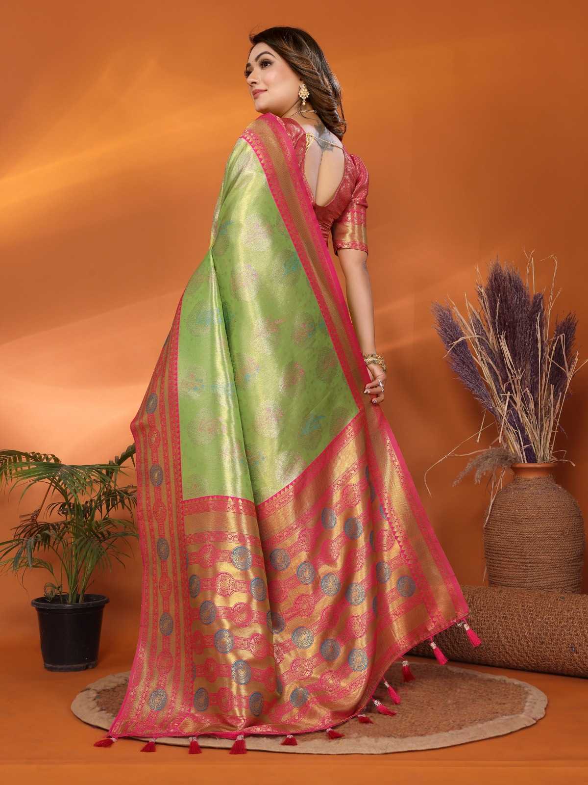 YNF Wholesale Tissue Silk Designer Sarees  | Surat Manufacturer
