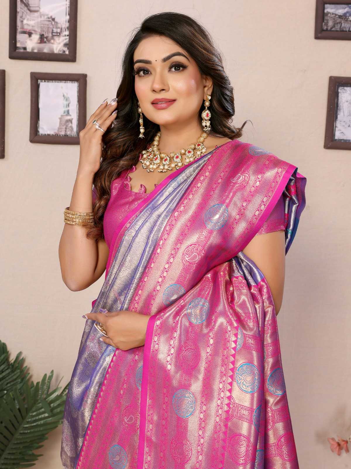 YNF Wholesale Tissue Silk Designer Sarees  | Surat Manufacturer