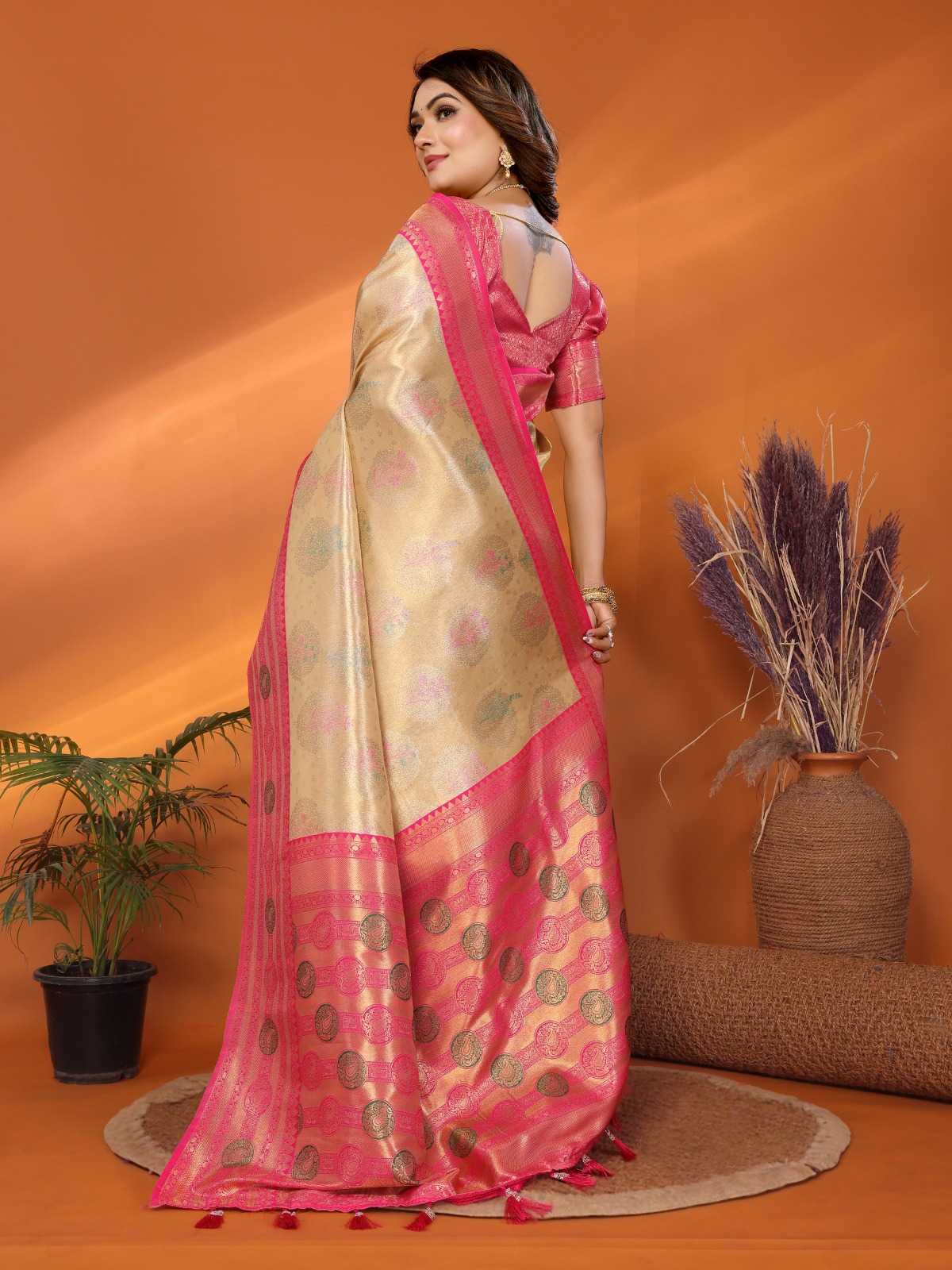 YNF Wholesale Tissue Silk Designer Sarees  | Surat Manufacturer