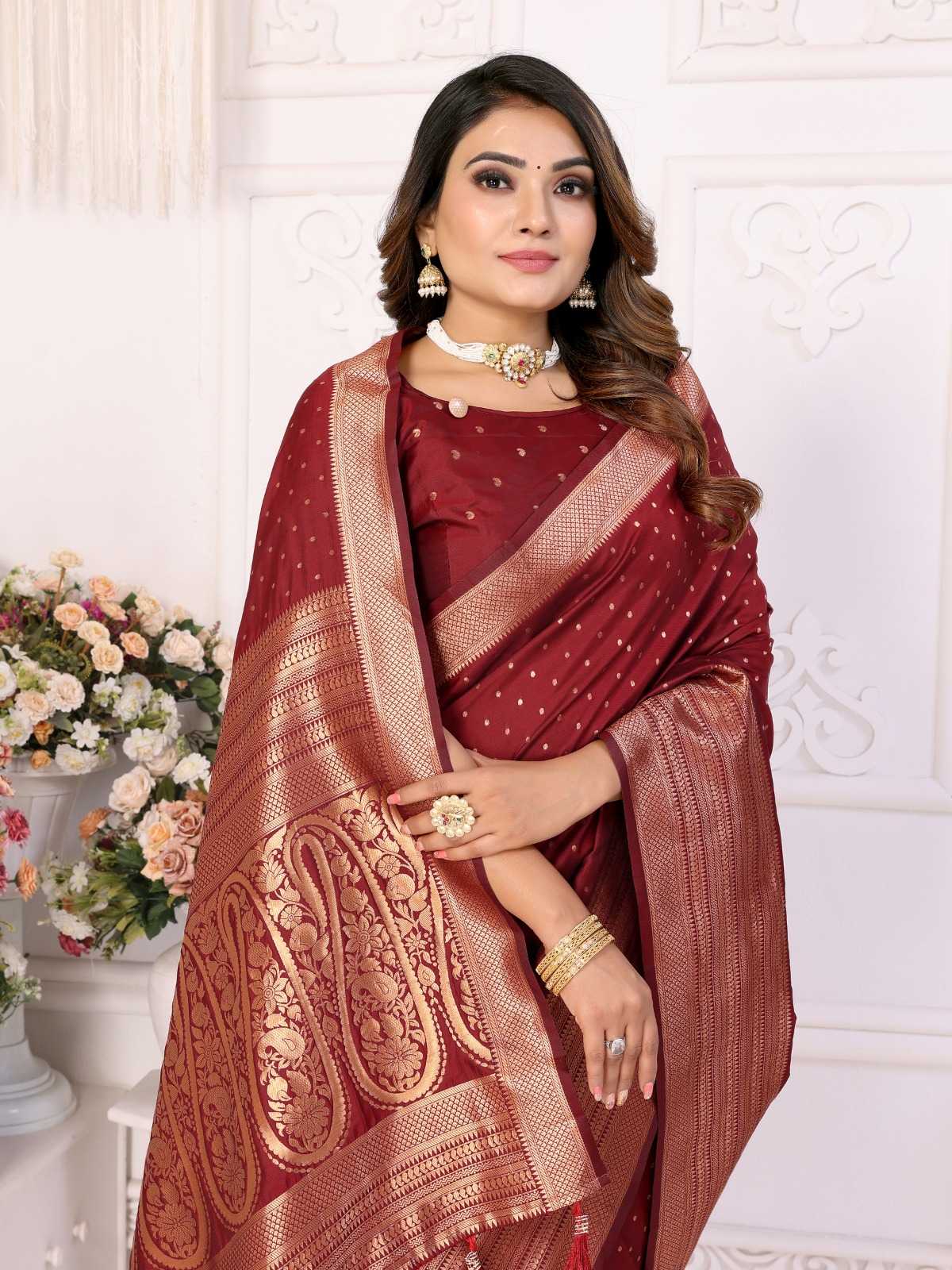 YNF Wholesale Soft Silk Butta Sarees KESH753 Sudarshna | Surat Manufacturer