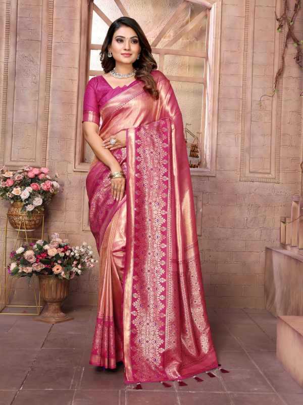 YNF Wholesale Tissue Silk Designer Sarees  | Surat Manufacturer