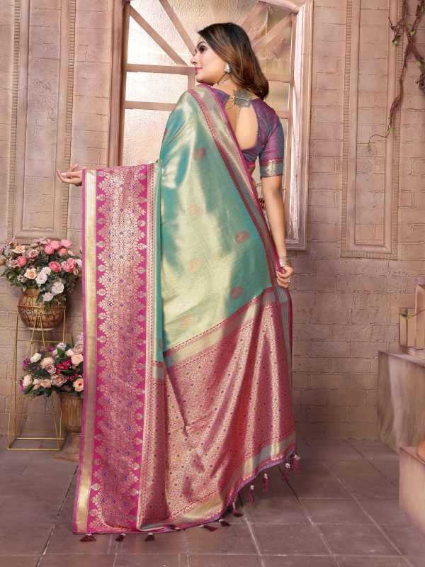 YNF Wholesale Tissue Silk Designer Sarees  | Surat Manufacturer