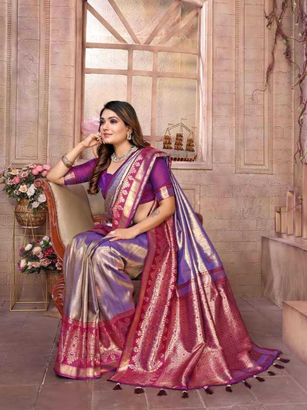 YNF Wholesale Tissue Silk Designer Sarees  | Surat Manufacturer