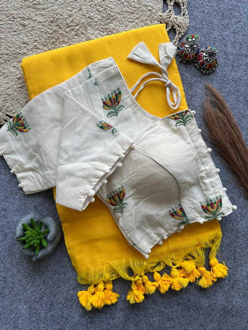 YNF Wholesale Khadi Cotton Designer Blouse | Surat Manufacturer