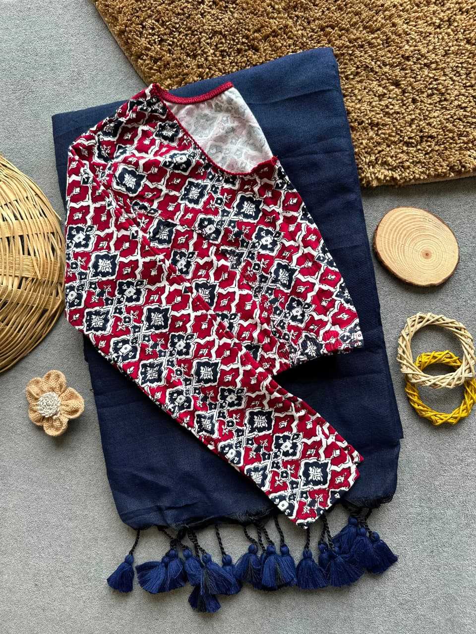 YNF Wholesale Khadi Cotton Designer Blouse | Surat Manufacturer