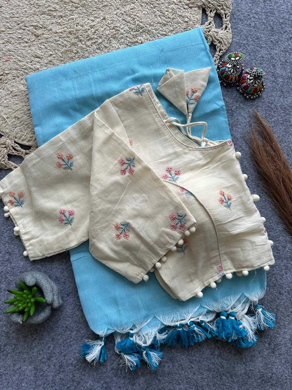 YNF Wholesale Khadi Cotton Designer Blouse | Surat Manufacturer